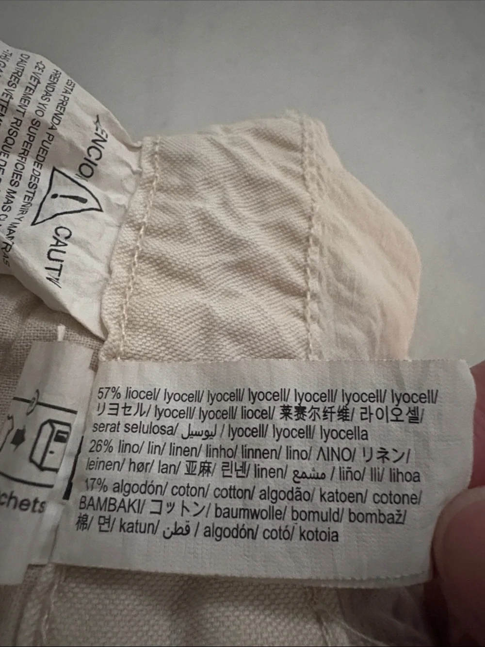 Zara linen blend